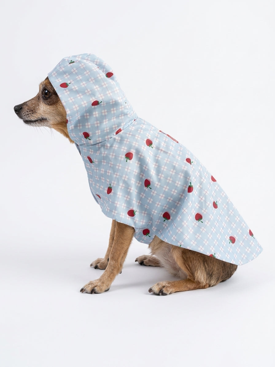 Imperméable Réversible Cœurs pour Chien 🌧️ | Manteau Pluie Imperméable | Milati Paris