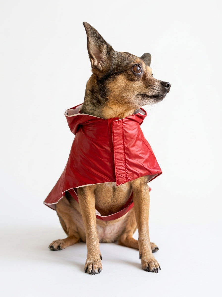 Imperméable Réversible Fleurs Rose pour Chien 🌸 | Manteau Pluie Imperméable | Milati Paris
